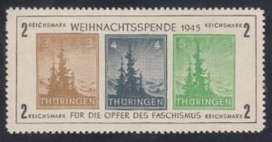 German Democratic Republic - Soviet Zone Thuringia #16N3a Mint/LH Fine / VF