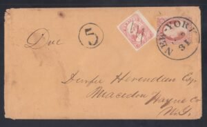 US Locals and Carriers #136L10 Used VF Cover