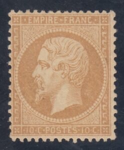 France #25 Mint/LH Fine / Very Fine - Signed Scheller