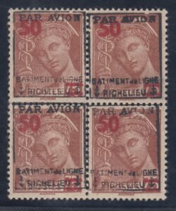 France #Yv #1 Mint/NH VF Block