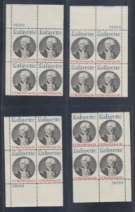 US Error #1716 Unused/NH F-VF Key Plate # 38269 Matched Set