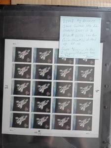 US Errors Post 1931 #2544d Last blue color from plate 2 shifted up/NH XF