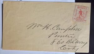 US Locals and Carriers #87L65  F-VF stamp; VF cover