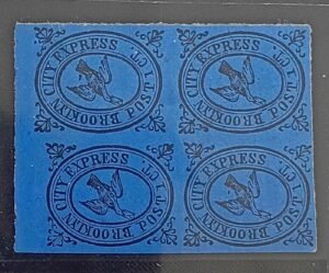 US Locals and Carriers #28L5 Unused/No gum Fine/VF