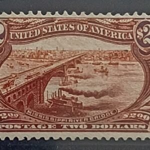 US Early Commemoratives #293 Unused/NH checked; expertly regummed Fine/VF