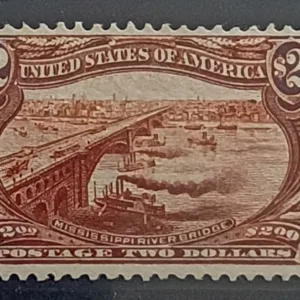 US Early Commemoratives #293 Unused/NH checked; expertly regummed Fine/VF