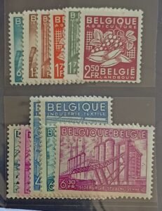Belgium and Area #374-85 Unused/LH Fine/VF
