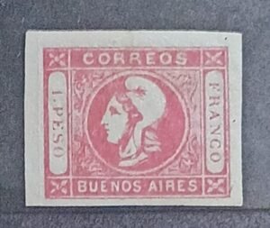 Argentina - Buenos Aires #12 Unused/Hinged VF