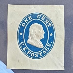US Postal Stationery and Cut Squares #U19 cent Unused XF