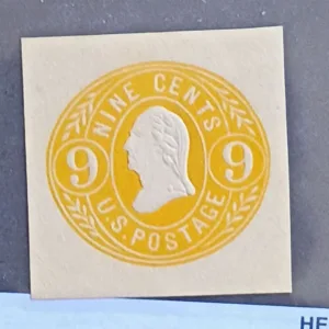 US Postal Stationery and Cut Squares #U67c9 cents Unused F-VF