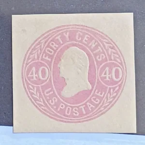 US Postal Stationery and Cut Squares #U7340 cents Unused F-VF