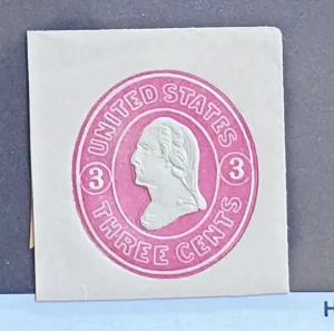 US Postal Stationery and Cut Squares #U343 cents Unused F-VF