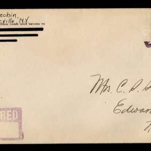 US New York, Talcville 623 Fancy Cancel Cover, Rabbit