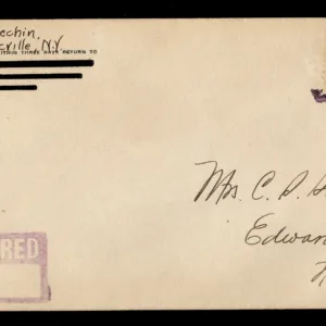 US New York, Talcville 623 Fancy Cancel Cover, Rabbit