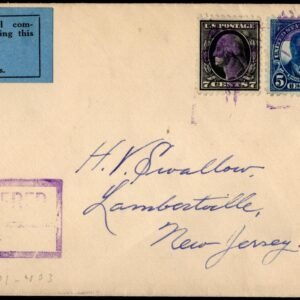 US Wisconsin, Genesee Depot 407, 552 on Fancy Cancel Cover