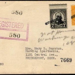 US Wisconsin, Tomahawk 639, 642 Fancy Cancel Cover, "Tomahawk"
