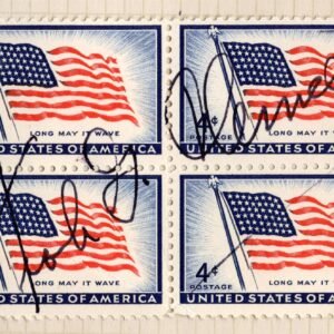 US 1094 Block Signed by Frank G. Clement, Gov of TN