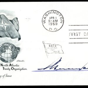 US #1127 FDC Signed by Wesley Powell, Gov of NH