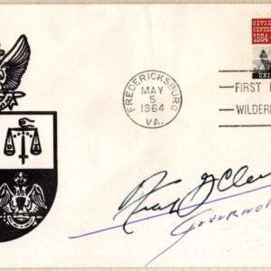 US 1181 FDC Signed by Frank J. Clement Governor of Tennessee