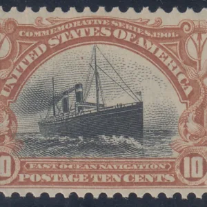 US Early Commemoratives #299 Mint/NH; Pristine OG F-VF