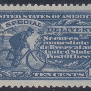 US E11 Special Delivery NH F-VF Dark Ultramarine "Pink Back"