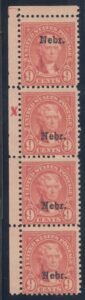 US Error #678 Unused/LH Fine Wide Spacing Pair In Strip of 4