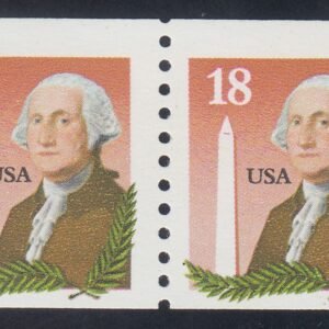 US Error #2149d Mint NH F Coil Pair Tagging Omitted