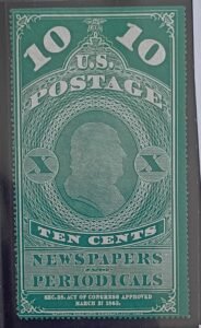 US Newspaper Stamps - PR2b Fine