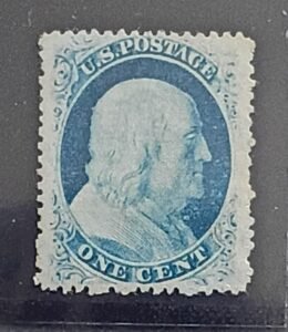 US Classics - US #24 Unused/No Gum EF