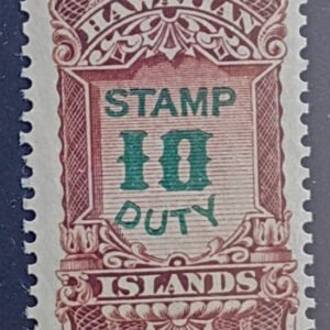 US Possessions - Hawaii #R16 Unused/NH F-VF