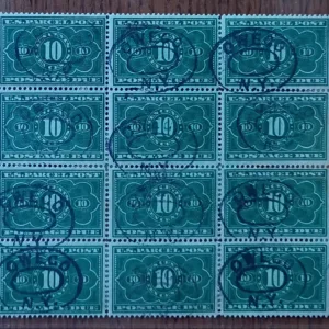 US Parcel Post #JQ4 USED/o/w w/ Gum. Some hinge reinforcing