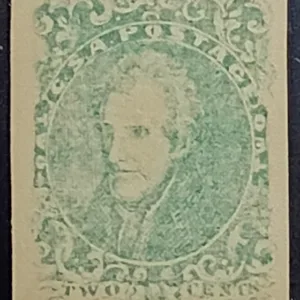 US Confederates - Confederate States of America #3 Unused/OG; Hinged EF-Sup