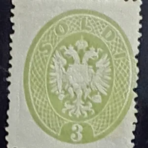 Italy and Italian Area - Lombardy-Venetia (Austrian Offices) #16 Unused/OG, LH for this Fine