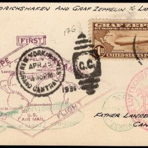 US C14 F-VF on VF Round Trip Card