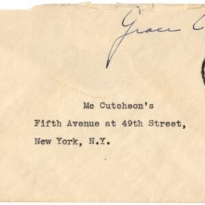 US 1937 Free Franck Cover Signed by Grace Coolidge, First Lady